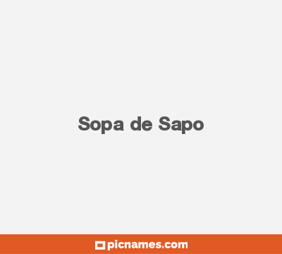 Sopa de Sapo